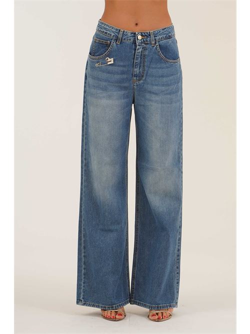 Jeans palazzo Simona Corsellini | A26CPPAD0701BLUE MEDIUM